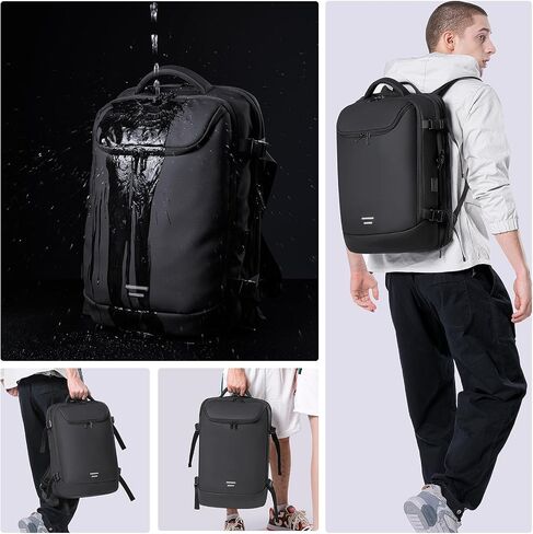 Vacuum backpack with pump,compression backpack for travel,50l Airback Backpack With Vacuum Seal,Business Back Pack,USB Charging Port bags Water Resistant Travel Backpack for Women & Men in Saudi Arabia