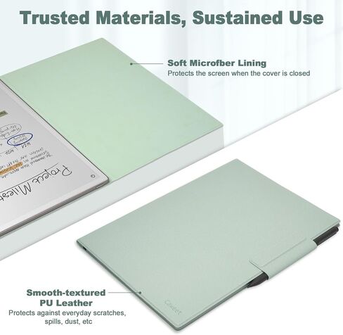 Caweet Case for Remarkable Paper Pro 11.8 Inch 2024 Released, Premium PU Leather Lightweight Book Folio Cover with Bulit-in Magnet & Pen Holder, Black in Kuwait