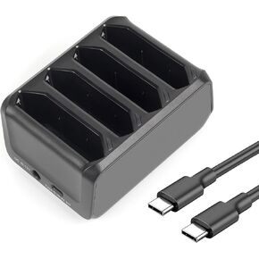 CBQ TC77 4-Slot Charging Cradle Charging for Zebra Symbol TC70 TC75 TC72 TC77 TC75EK TC75AH TC75GK TC700H TC700K TC77HL TC720L BT-000318 82-171249-01,Zebra Scanner Fast Charging Accessories.