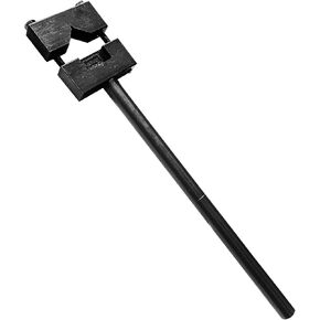 Heavy-Duty Disassembler Wrench, Carbon Steel, 15-Inch Long, Detachable Steel Handle, Suitable for Removing and Installing Barrels and Pipes