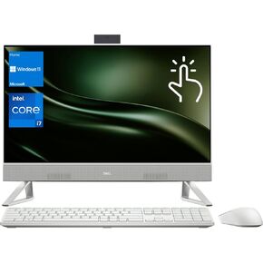 Dell Inspiron 5000 Series 5420 All-in-One Desktop, 23.8" FHD Touchscreen, Intel Core i7-1355U, 16GB RAM, 1TB SSD, IR Camera, SD Card Reader, Wi-Fi 6, Wireless KB & Mouse, Windows 11 Home