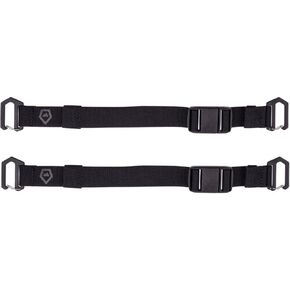 WANDRD Premium Accessory Straps: Durable 1" Backpack Straps with Secure Magnetic Buckle, Custom Metal Gatekeepers & Reflective Logo – Perfect for Securing Gear to Any Backpack (2-Pack)
