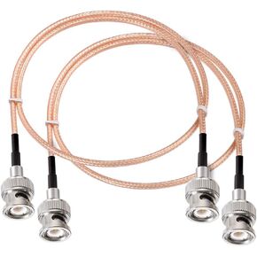 Superbat 25ft BNC Male to BNC Male Connector Cable 50 Ohm RG316 Coax Cable | Low Loss bnc extension for Scanners or Handheld Radios Sota Pota Antenna Analyzer etc. ,weatherproof in Kuwait