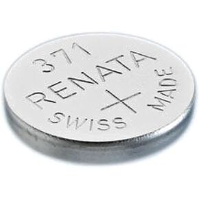 Renata 371 SR920SW Batteries - 1.55V Silver Oxide 371 Watch Battery (2 Count)