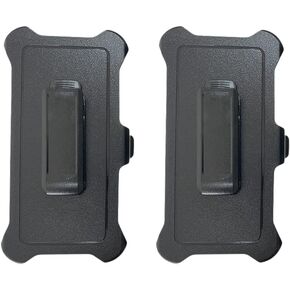 2 Pack Holster Belt Clip Replacement Compatible with OtterBox Defender Series Case for Apple iPhone 11 (6.1") ONLY (Belt Clip Only, Not Including The Case)
