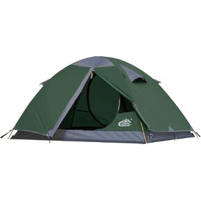 2 Person Backpacking Tent, Waterproof Windproof Two Person Tent, Lightweight Easy Setup 2 Man Tent for Camping Hiking Cycling
