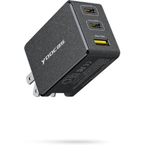 USB C 67W GaN Charger, PD 3.0 Power Delivery Fast Type C Charging Block, Laptop Charger for MacBook Pro/Air, iPad Pro, iPhone, Android,Dell XPS, Galaxy, Switch,Surface,steam Deck-Black