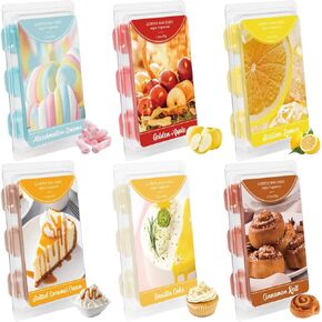 SCENTORINI Scented Wax Melts, Wax Cubes, Scented Soy Wax Melts, Wax Melts, 16 Scents Including Floral, Fruity and Fresh Mixed, 16 x 2.5 oz