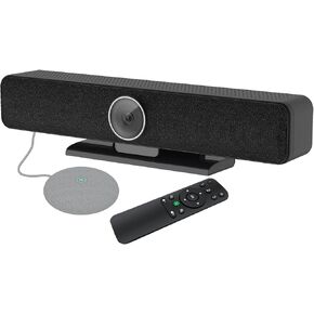 TB5 Video Conferencing System - Zoom Certificated, Ultra 4K Pro Audio and Video Conference Room Camera with 4 Microphone Arrays & Stereo Speakers, 120° Wide Angle Webcam for TV/Meeting Room