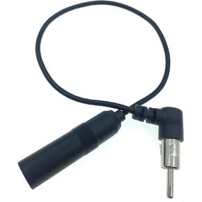 car Radio Antenna Universal DIN Male to Female car Audio Modified DVD Navigation CD Player Radio Antenna Extension Cable Conversion Cable 14 inch/35cm