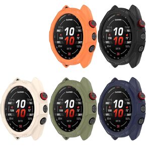 FitTurn [5 Pack] Case for Garmin Approach S70 Smart Watch 42mm - Replacement Rugged Protective Case [NO Screen Protector] TPU Bumper Case Protective Cover Frame