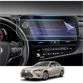 2025 Lexus ES Screen Protector for Lexus ES300h/ES350/ES250 12.3-inch Touchscreen for 2022-2025 Lexus ES Accessories Plastic Nano Films Compatible with 2022 2023 2024 2025 Lexus ES 350/300h(2Packs)