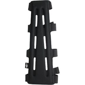 SAS 11.5" Black Extra Long Archery Armguard with 4-Strap Buckles