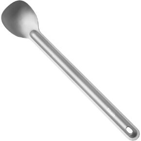 Titanium Long Handle Spoon, 8.7" Camping Spoon Backpacking Spoon Long Titanium Spoon Ultra Lightweight Camping Utensil for Backpacking Camping, Hiking, Travel