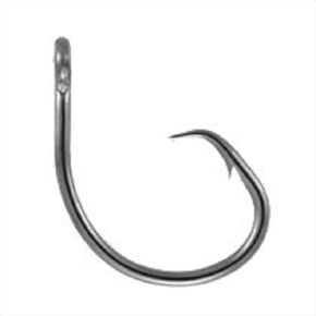Mustad Demon Perfect Circle, in-Line, 3X Strong - Black Nickel-Size 3/0 - Pack of 10