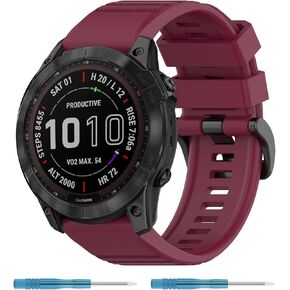 Compatible With Garmin Fenix 7X Band, 26mm Bands for Garmin Fenix 7X Solar/Fenix 7X Pro/Fenix 6X/ Fenix 6X Pro/Fenix 5X/ Fenix 5X Plus/Fenix 5X Sapphire