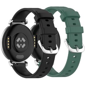 سوار بديل Muovrto لـ Garmin Lily 2، حزام ساعة رياضي من السيليكون الناعم