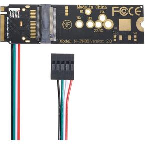xiwai NGFF A/E-Key Card to M.2 NGFF Key-M NVME SSD Adapter for AX200