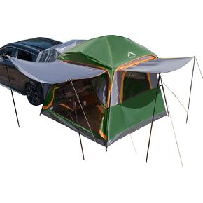 SUV Tent for Camping,Waterproof PU2000mm, Fits 5-8 People,Spacious Double Layer Design, Includes Rainfly & Storage Bag, 8FT L x 8FT W x 7.2FT H