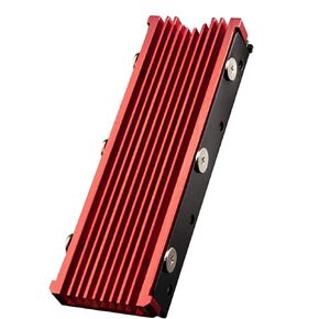 M.2 Heatsink NVMe 2280 PS5 SSD Heat Sink Computer PC PCIE M2 SSD Cooler for Samsung 980 970 EVO Plus SN850 SN750 SN570 Firecuda 530, Red