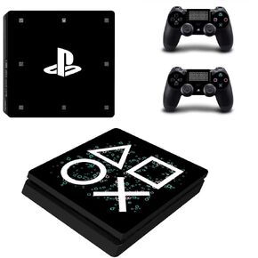 مجموعة جلود وحدة التحكم PS4 النحيفة أيقونات اللعبة من الفينيل ملصق لاصق لاصق لأزرار اللعبة in Kuwait