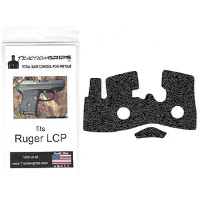 Rubber Grip Tape Overlay for Ruger LCP Pistols