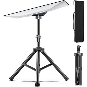 Starlink Gen 3 Tripod Stand, Adjustable Heavy Duty Mount for Outdoor Camping and RVing, Compatible with Starlink Gen 3/V4, Included Slide-in Tube Adapter, Easy Installation,Black
