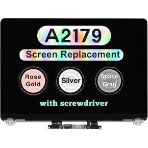 Screen Replacement for MacBook Air 13" 2020 A2179 EMC 3302 LCD Screen Retina Display Full Assembly (Gray)
