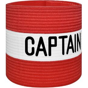 Unisex Sport Captain Armband, Adjustable Captain's Armband for Soccer Training Adults & Youths Elastic Captain Arm Band Soccer Sports Accessories