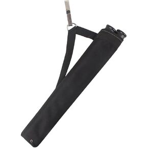 KRATARC Archery 2 Tube Hip Arrow Quiver Waist Hanged Carry Bag with Hook for Target Shooting