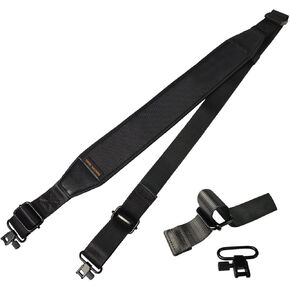 THREE ARCHERS Two Point Rifle Sling with Removable Swivels Comfortable Padded Shoulder Adjustable Strap Sling for Outdoors