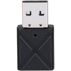 USB BT Audio Adapter Transmitter Receiver for Computer Mobile Phone CD, Two Modes with Different LED Light, USB Timely Power Supply, Small and Portable