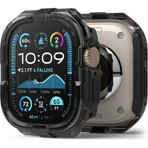 Ringke Fusion Bumper [Stylish Double-Layer] Compatible with Apple Watch Ultra 2 Case and Apple Watch Ultra Case Lightweight Cover for Women, Men - White
