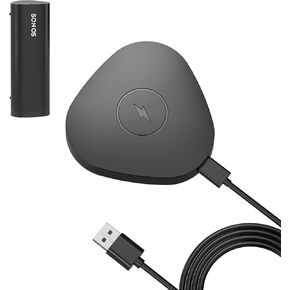 شاحن لاسلكي متوافق مع Sonos Roam Gen 2nd/1st، قاعدة شحن مغناطيسية، قاعدة شحن تعمل بالطاقة لمكبر صوت بلوتوث محمول لـ Sonos Roam SL (أبيض)