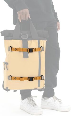 WANDRD Premium Accessory Straps: Durable 1" Backpack Straps with Secure Magnetic Buckle, Custom Metal Gatekeepers & Reflective Logo – Perfect for Securing Gear to Any Backpack (2-Pack) in Kuwait