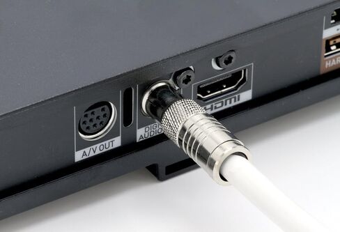 THE CIMPLE CO Digital Audio Cable - Coaxial - with RCA Connections, 75 Ohm - Low and High Frequency RG6 Coax - Subwoofer - (S/PDIF) White RCA Cable, 25 Feet in Saudi Arabia