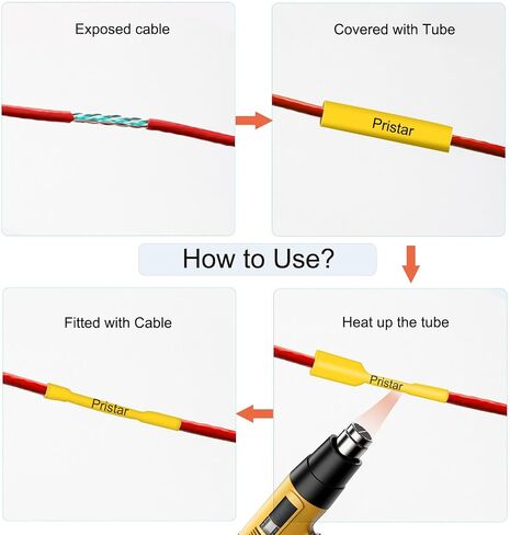 Pristar HSc211 Compatible for Brother Heat Shrink Tube HSe-211 Hse211 HS211 in Kuwait