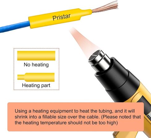 Pristar HSc211 Compatible for Brother Heat Shrink Tube HSe-211 Hse211 HS211 in Kuwait