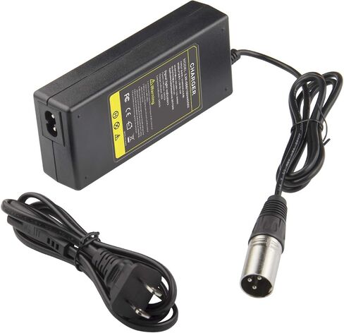 42V 2A Power Charger Cable Fast Charge 3-Prong Inline Connector (Φ 0.31 inch!!!) for Electric Sports & Outdoor Equipment (Fit 36V Li-ion Battery Pack) in Saudi Arabia