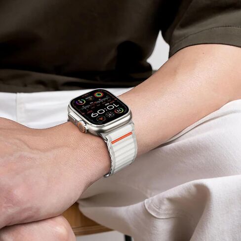 Suitisbest Sport Bands Compatible for Apple Watch Ultra Band 49mm 46mm 45mm 44mm 42mm Men Women, Stretchy Nylon Loop Adjustable Strap with S-Hook for iWatch Ultra SE Series 10 9 8 7 6 5 4 3 in Saudi Arabia