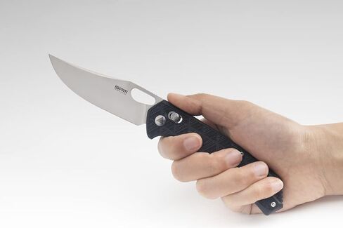 SRM Pocket Folding Knives, Ambidextrous lock, Tool-free Ambidextrous Clip, Stainless Steel Blade, FRN Handle, For Outdoor and EDC Use, 9201-PL… in Saudi Arabia