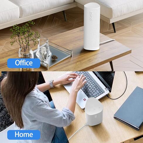 Wireless Charger Compatible with Sonos Roam Gen 2nd/1st, Magnetic Charging Base, Power up Charging Dock for Portable Bluetooth Speaker for Sonos Roam SL(White) in Kuwait