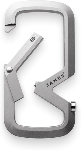 حلقة تسلق مصنوعة آليًا شديدة التحمل من JAMES° Mehlville مع تصميم مزدوج الحجرة لقفل مفاتيحك بشكل آمن، هيكل فردي خفيف الوزن للاستخدام اليومي in Saudi Arabia