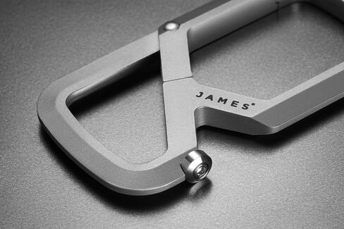 حلقة تسلق مصنوعة آليًا شديدة التحمل من JAMES° Mehlville مع تصميم مزدوج الحجرة لقفل مفاتيحك بشكل آمن، هيكل فردي خفيف الوزن للاستخدام اليومي in Saudi Arabia