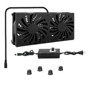 Big Airflow Computer Fan Speed Controller 3V to 12V Cooling Fan 110V 240V AC Power for Router Mining Machine Cabinet Chassis Server Workstation Cooling 240mm