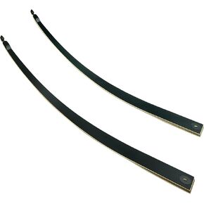 Black Hunter Original Takedown Longbow Limbs Replacement, GLURAK 25-60 lbs Fiberglass and Bamboo Sheet Laminated Bow Limbs