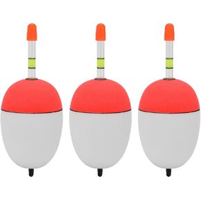 SUNGOOYUE Luminous Fishing Float,3PCS EVA Luminous Fishing Float Light Stick Foam Plastic Bobber Sea Fishing Striking Float