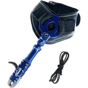Adjustable Wristband Release, Index Finger Release, Composite Bow, 360 Degree rotatable Jaws, Automatic Closure, Bow and Arrow Archery Accessories, Archery Release Aids