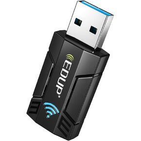 EDUP LOVE USB 3.0 Wireless WiFi Adapter AC1300Mbps for PC, USB Wi-Fi Dongle AC Mini Network Adapters 802.11ac 2.4GHz/5.8GHz Built-in Antenna for Windows 10/11/ 7/8/8.1/XP/Vista/Mac OS 10.6-10.15
