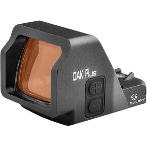 Oak Plus Red Dot Reflex Sight, 3.5 MOA 1x26mm Big Window Pistol Optic for RMR/SRO / 407C Footprint, Full Size Large Open Lens, Shake Awake, Side Battery Mount, 1 MOA Per Click Precision